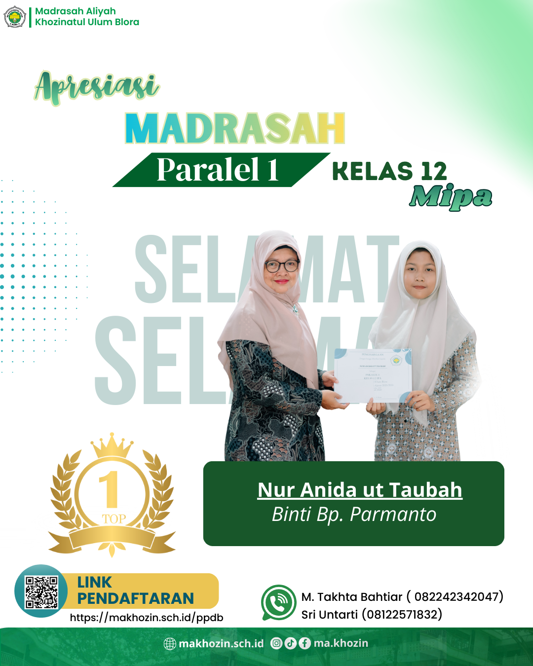 Apresiasi Prestasi Paralel XII