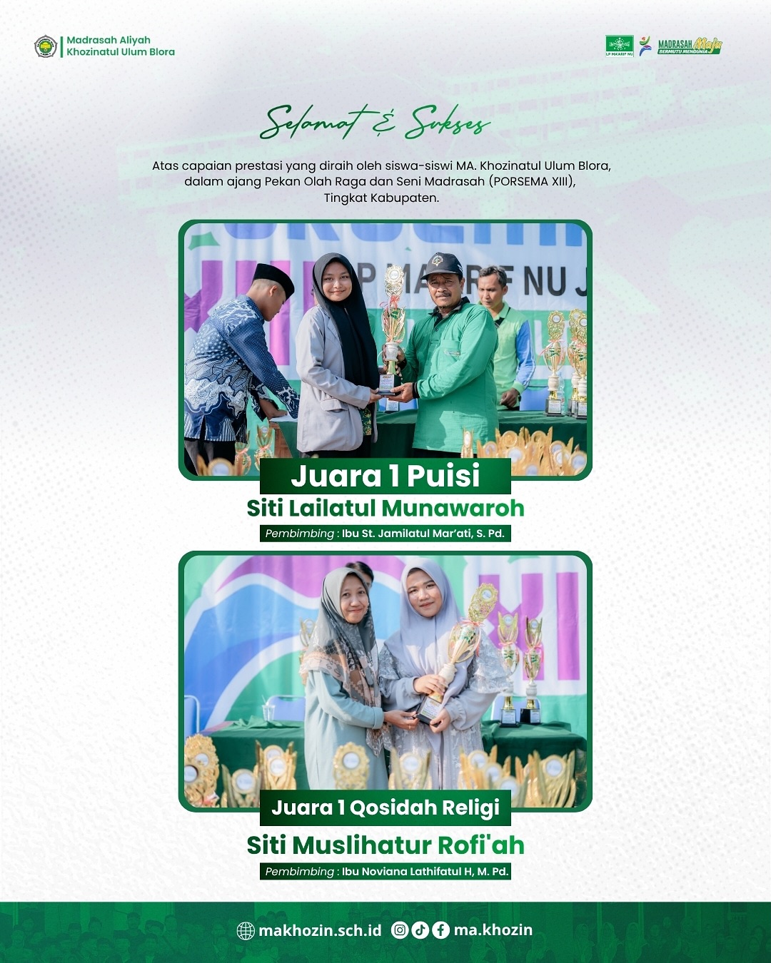 Porsema Award Winner